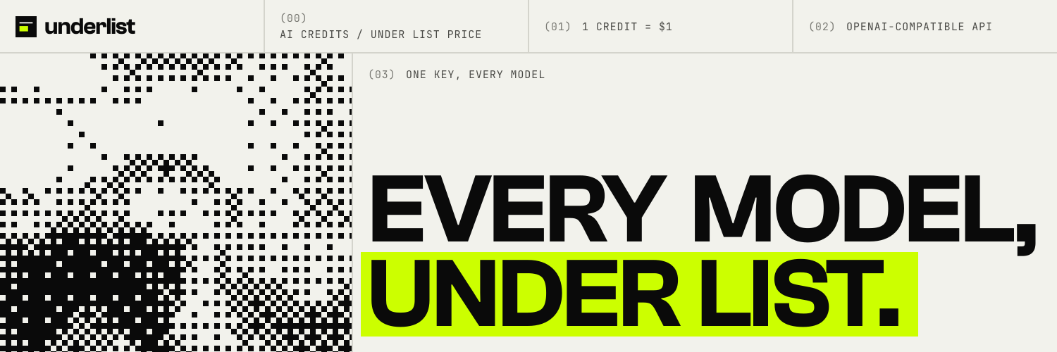 underlist x header · light